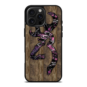 CAMO BROWNING PINK WOOD iPhone 16 Pro Max Case Cover CAMO BROWNING PINK WOOD iPhone 16 Pro Max Case Cover