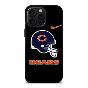 CHICAGO BEARS NFL HELMET NIKE iPhone 16 Pro Max Case Cover CHICAGO BEARS NFL HELMET NIKE iPhone 16 Pro Max Case Cover