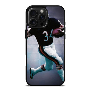 CHICAGO BEARS WALTER PAYTON NFL FOOTBALL 2 iPhone 16 Pro Max Case Cover