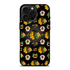 CHICAGO BLACKHAWKS COLLAGE LOGO iPhone 16 Pro Max Case Cover