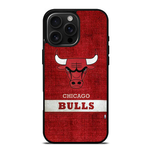 CHICAGO BULLS BASKETBALL TEAM LOGO iPhone 16 Pro Max Case Cover