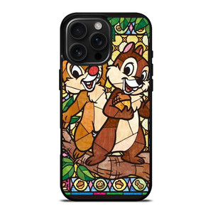CHIP AND DALE DISNEY GLASS iPhone 16 Pro Max Case Cover