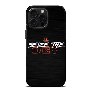 CINCINNATI BENGALS LOGO FOOTBALL TEAM SEIZE THE DEY iPhone 16 Pro Max Case Cover CINCINNATI BENGALS LOGO FOOTBALL TEAM SEIZE THE DEY iPhone 16 Pro Max Case Cover