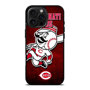 CINCINNATI REDS LOGO BASEBALL iPhone 16 Pro Max Case Cover