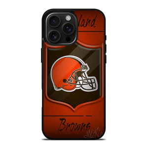 CLEVELAND BROWNS HELMET LOGO iPhone 16 Pro Max Case Cover