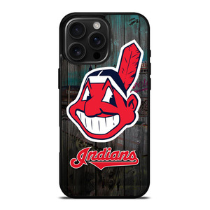CLEVELAND INDIANS WOODEN LOGO iPhone 16 Pro Max Case Cover CLEVELAND INDIANS WOODEN LOGO iPhone 16 Pro Max Case Cover