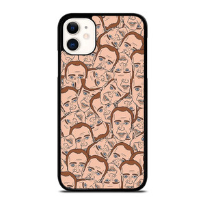 NICOLAS CAGE CARTOON COLLAGE iPhone 11 Case Cover NICOLAS CAGE CARTOON COLLAGE iPhone 11 Case Cover