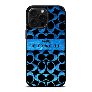 COACH NEW YORK BLUE 2 iPhone 16 Pro Max Case Cover