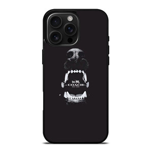 COACH NEW YORK LOGO DOG iPhone 16 Pro Max Case Cover