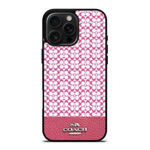 COACH NEW YORK PINK iPhone 16 Pro Max Case Cover