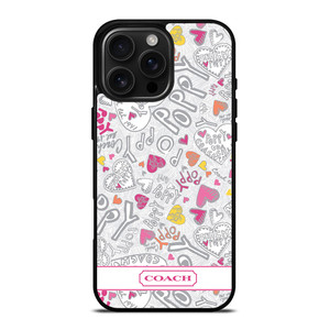 COACH POPPY COLOR iPhone 16 Pro Max Case Cover COACH POPPY COLOR iPhone 16 Pro Max Case Cover