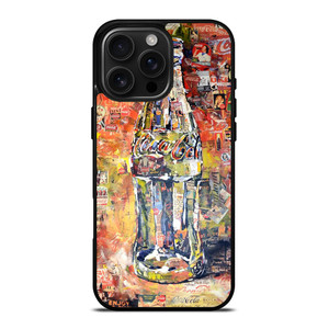 COCA COLA BOTTLE ART iPhone 16 Pro Max Case Cover