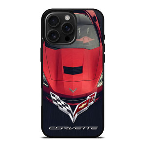 CORVETTE CAR RED LOGO iPhone 16 Pro Max Case Cover