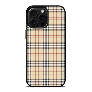 CREAM TARTAN PATTERN iPhone 16 Pro Max Case Cover