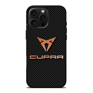 CUPRA CAR LOGO CARBON iPhone 16 Pro Max Case Cover