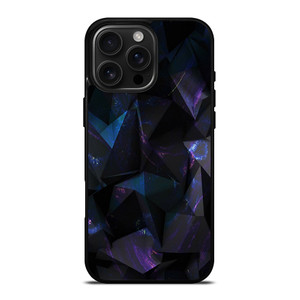 DARK ABSTRACT GEOMETRY iPhone 16 Pro Max Case Cover