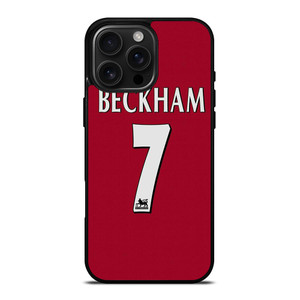 DAVID BECKHAM JERSEY MANCHESTER UNITED iPhone 16 Pro Max Case Cover