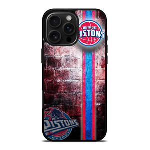 DETROIT PISTONS WALL LOGO iPhone 16 Pro Max Case Cover