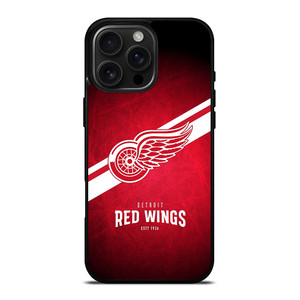DETROIT RED WINGS NHL TEAM LOGO iPhone 16 Pro Max Case Cover