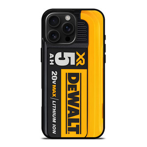 DEWALT TOOL BATTERY MAX XR 5AH iPhone 16 Pro Max Case Cover