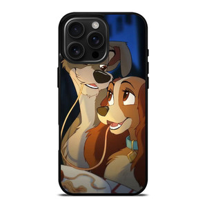 DISNEY CARTOON LADY AND THE TRAMP iPhone 16 Pro Max Case Cover