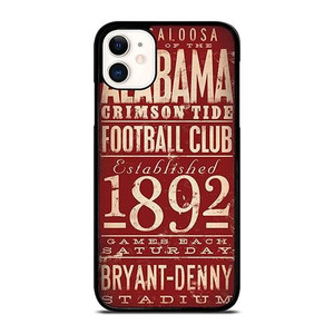 ALABAMA CRIMSON TIDE FOOTBALL CLUB 1892 iPhone 11 Case Cover