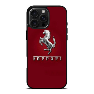 FERRARI LOGO RED iPhone 16 Pro Max Case Cover