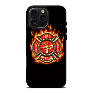 FIREFIGHTER FIREMAN LOGO iPhone 16 Pro Max Case Cover