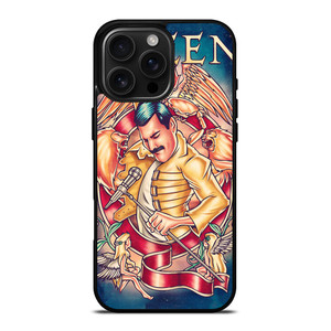FREDDIE MERCURY QUEEN ART iPhone 16 Pro Max Case Cover