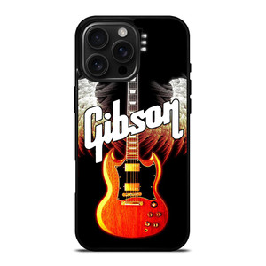 GIBSON GUITAR WINGS LOGO iPhone 16 Pro Max Case Cover