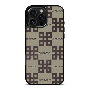 GIVENCHY LOGO COLLAGE LEATHER iPhone 16 Pro Max Case Cover GIVENCHY LOGO COLLAGE LEATHER iPhone 16 Pro Max Case Cover