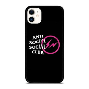 ANTI SOCIAL CLUB X FRAGMENT DESIGN iPhone 11 Case Cover ANTI SOCIAL CLUB X FRAGMENT DESIGN iPhone 11 Case Cover