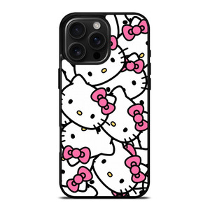 HELLO KITTY FACE COLLAGE iPhone 16 Pro Max Case Cover