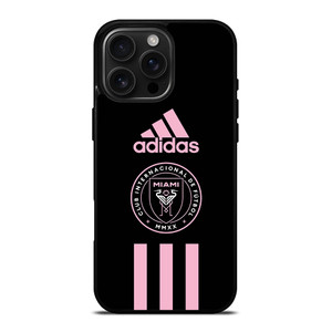 INTER MIAMI FC ADIDAS STRIPES iPhone 16 Pro Max Case Cover