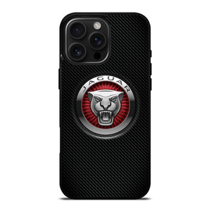 JAGUAR LOGO CARBON iPhone 16 Pro Max Case Cover