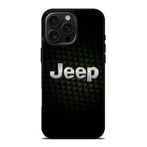 JEEP GREEN CARBON LOGO iPhone 16 Pro Max Case Cover JEEP GREEN CARBON LOGO iPhone 16 Pro Max Case Cover