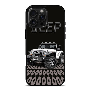 JEEP WHITE CAR iPhone 16 Pro Max Case Cover JEEP WHITE CAR iPhone 16 Pro Max Case Cover