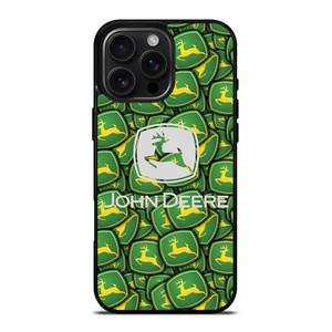 JOHN DEERE LOGO PATTERN 2 iPhone 16 Pro Max Case Cover