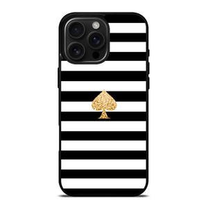 KATE SPADE GOLD AND STRIPES iPhone 16 Pro Max Case Cover