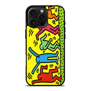 KEITH HARING ART iPhone 16 Pro Max Case Cover KEITH HARING ART iPhone 16 Pro Max Case Cover