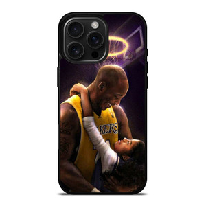 KOBE BRYANT AND GIGI Samsung Galaxy Note 9 Black Rubber iPhone 16 Pro Max Case Cover