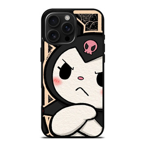 KUROMI SANRIO CARTOON MAD iPhone 16 Pro Max Case Cover