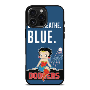 LOS ANGELES BETTY BOOP DODGERS iPhone 16 Pro Max Case Cover