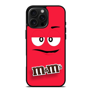 M&M'S CHOCOLATE MASCOT FACE iPhone 16 Pro Max Case Cover