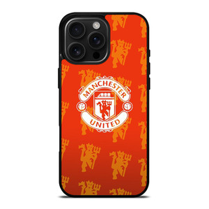 MANCHESTER UNITED FC LOGO RED DEVILS iPhone 16 Pro Max Case Cover