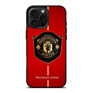 MANCHESTER UNITED MU LOGO iPhone 16 Pro Max Case Cover