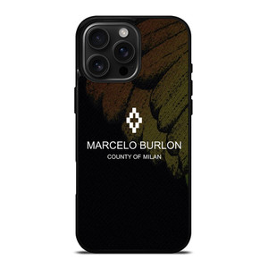 MARCELO BURLON WING LOGO iPhone 16 Pro Max Case Cover MARCELO BURLON WING LOGO iPhone 16 Pro Max Case Cover