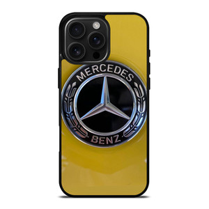 MERCEDES BENZ CAR LOGO YELLOW ICON iPhone 16 Pro Max Case Cover MERCEDES BENZ CAR LOGO YELLOW ICON iPhone 16 Pro Max Case Cover
