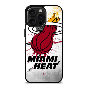 MIAMI HEAT ART LOGO iPhone 16 Pro Max Case Cover