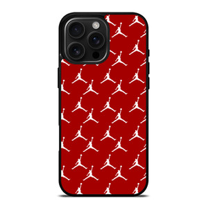 MICHAEL JORDAN SYMBOL RED PATTERN iPhone 16 Pro Max Case Cover